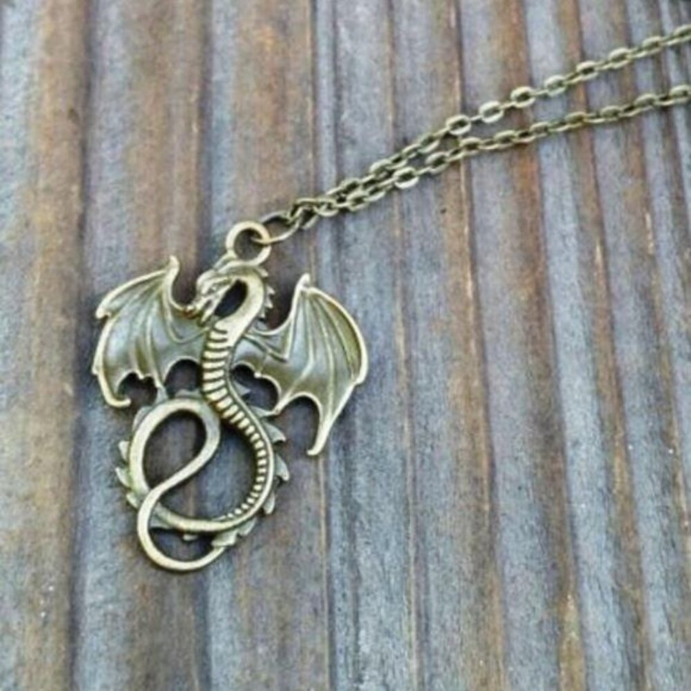 Dragon Medieval Thrones Game Necklace